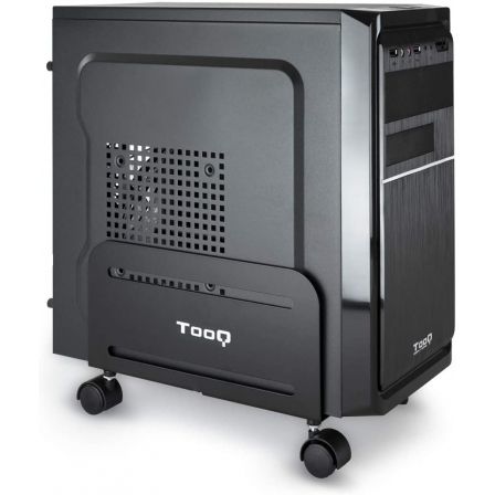 TOOQ Soporte metálico para CPU de suelo con ruedas UMCS0004-B TOOQ Soporte metálico para CPU de suelo con ruedas UMCS0004-B